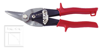 NOŻYCE DŹWIGNIOWE DO CIĘCIA KSZTAŁTOWEGO BLACH 1.2mm LEWE