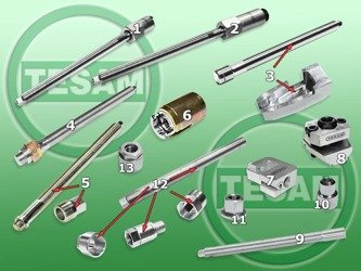 S0001413 - Zestaw Adapterów do wyciągania wtryskiwaczy common raill