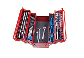 SKRZYNKA ROZCIĄGANA 87402 Z ZESTAWEM NARZĘDZI 52cz.