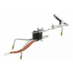 Przyrząd do przytrzymania elementów spaw. z masą