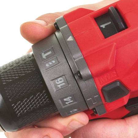 Wiertarko-wkrętarka udarowa akumulatorowa 44Nm M12 FPD-602X MILWAUKEE