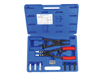 ZESTAW SZCZYPIEC  DO  PIERŚCIENI  SEGERA 40 - 100mm, WYMIENNE KOŃCÓWKI