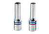 NASADKA DŁUGA CIENKOŚCIENNA 3/8''  10mm x 65mm  6-kąt,  DO ŚWIEC ŻAROWYCH, CHROM