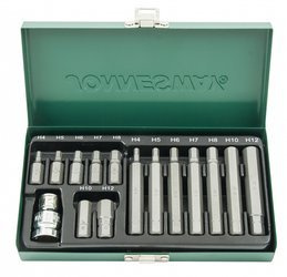 Kpl. kluczy wpustowych 6kt. 15szt. CR-V     S29H4115S