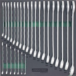 Kpl. 26szt. kluczy płasko-oczkowych we wkładce EVA W26226KV