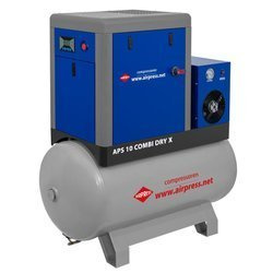 Airpress Kompresor śrubowy 10 bar 10 KM 920 l/min 500 l APS 10 Combi Dry X