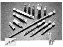 Końcówka płaska 5mm L-50 1/4" 100szt.  D150F5008A-100