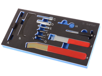 ZESTAW DO USTAWIANIA ROZRZĄDU (AUDI/SKODA/VW/SEAT)do silników VAG diesel z paskiem i benzynowych łańcuchowych