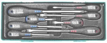 Kpl.wkrętaków z wkł. i plastik.D04PP08SP