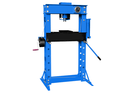 PRASA HYDRAULICZNA 50-TON Z MANOMETREM, ZAKRES 0 - 890 mm