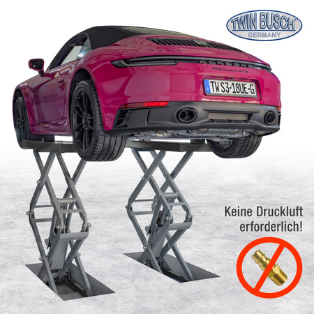 Podnośnik Nożycowy Podwójny do montażu w posadzce TW S3-18UE-G GREY-Line