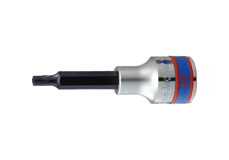NASADKA  DŁUGA   1/2''   Z  KOŃCÓWKĄ  TORX  Z  OTWOREM  T40 x 80mm