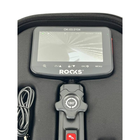 Kamera Inspekcyjna Z Ruchomą Głowicą 3,9 Mm X 1 M, Li-Po 3,7v, 5000 Mah, Pro