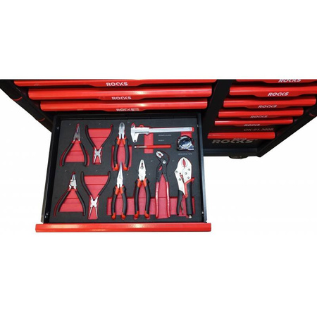 Rooks WÓZEK NARZĘDZIOWY GARAGE Strong Garage Xxl Z Narzędziami 485 Cz
