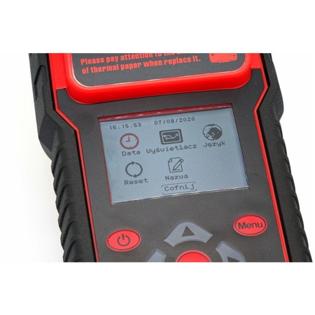Tester z drukarką BDT7000 WET/EFB/GEL/AGM +walizka IDEAL