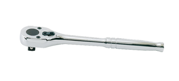 GRZECHOTKA 3/8'' 32 ZĘBY 200mm CHROM, UCHWYT POLEROWANY