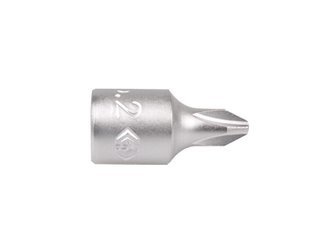 NASADKA  1/4''   Z KOŃCÓWKĄ  KRZYŻAKOWĄ  No.2 x 25mm