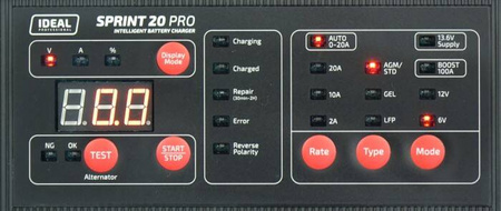 SPRINT 20 PRO WET/AGM/Lithium 6/12V