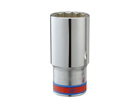 NASADKA DŁUGA  1/2''   CALOWA  11/16'' x 77mm  12-kąt, CHROM