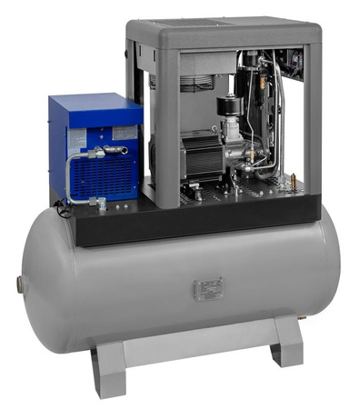 Airpress Kompresor śrubowy 10 bar 10 KM 920 l/min 500 l APS 10 Combi Dry X