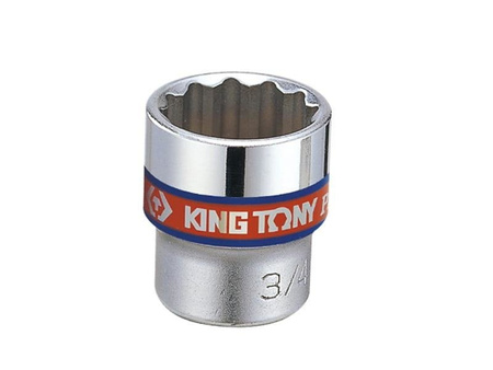 NASADKA  KRÓTKA   3/8''  CALOWA  1/4'' x 27mm 12-kąt. CHROM