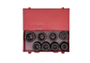 ZESTAW NASADEK UDAROWYCH 1'' 8cz. KRÓTKIE  6-kąt. 24 - 41mm,  KASETA