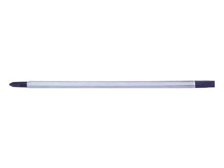 KOŃCÓWKA  WKRĘTAKOWA  DWUSTRONNA  DO  UCHWYTU  91230  KRZYŻAK No.0 + PŁASKI  3,0 x 0,5mm - TRZPIEŃ  4,0 x 120mm