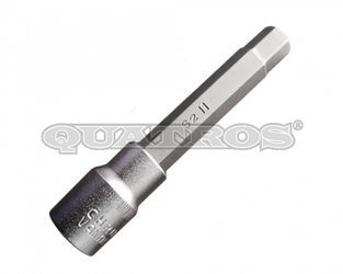 Klucz ampulowy 6kt. 11mm z nasadką 1/2" L=100mm QS50517