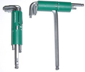 Kpl. kluczy ampulowych długich z kulką w obsadzie H05ST108S