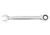 KLUCZ PŁASKO-OCZKOWY Z GRZECHOTKĄ JEDNOKIERUNKOWĄ 72 ZĘBY  140 x 8mm