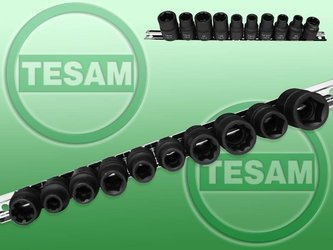 S9999879 - Zestaw nietypowych nasadek do obsługi samochodów (3, 5, 6, 10 kątne) napęd 1/2"