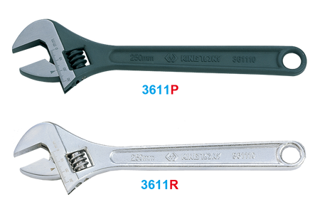 KLUCZ NASTAWNY "SZWED" Z PODZIAŁKĄ 14mm x 109mm, CHROM