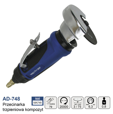 Przecinarka trzpieniowa 3" - 75mm AD-748 kompozyt