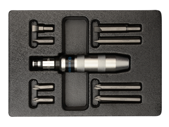 WKRĘTAK  UDAROWY + BITY 5/16''   10cz., WKŁAD DO WÓZKA