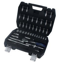 Zestaw kluczy nasadowych 1/4" - 43 elementy