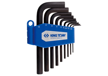 ZESTAW IMBUSÓW 9 szt. ST1145MY - HEX 1,5 - 10mm, CZARNE