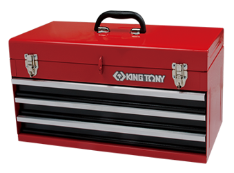 SKRZYNKA NARZĘDZIOWA 3 SZUFLADY (BEZ NARZĘDZI) - CZERWONA