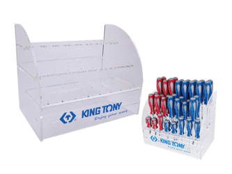 STOJAK EKSPOZYCYJNY Z PLEXI DO WKRĘTAKÓW ( MAŁY)