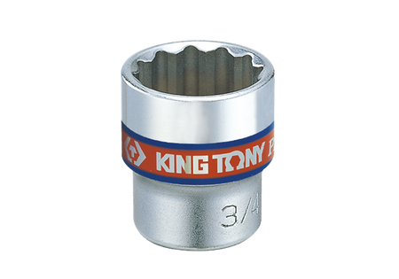 NASADKA  KRÓTKA   3/8''  CALOWA  3/4'' x 29mm 12-kąt. CHROM