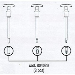 Elektrody do QUICK HAMMER 3szt