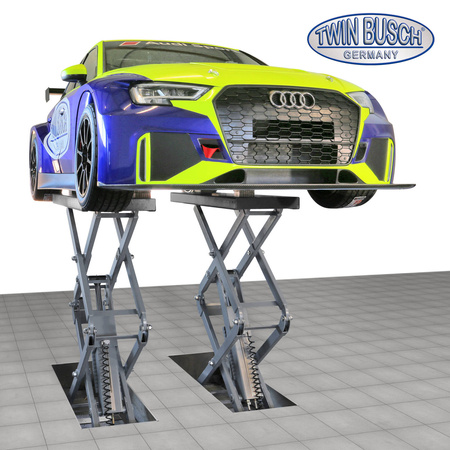 Podnośnik Nożycowy Podwójny do montażu w posadzce TW S3-18UE-G GREY-Line