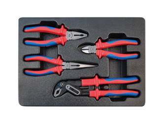 ZESTAW SZCZYPIEC IZOLOWANYCH, 4 cz. 6116-07A, 6216-06A, 6318-08A, 6516-10A , WKŁAD DO WÓZKA