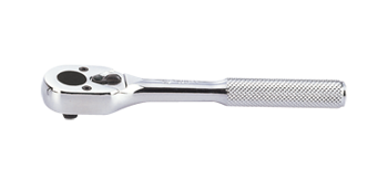 GRZECHOTKA  1/4''   24 ZĘBY  140mm  CHROM,  UCHWYT  MOLETOWANY