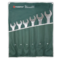 KLUCZE PŁASKO-OCZKOWE 6 EL 33-50 MM ZESTAW