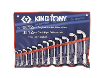 ZESTAW KLUCZY  FAJKOWYCH  12cz.   8 - 24mm,  ETUI