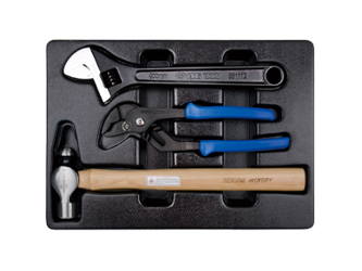 KPL. NARZĘDZI - 3611-12P + 6511-10A + 7811-16, WKŁAD DO WÓZKA