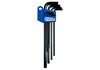 ZESTAW IMBUSÓW 8 szt. ST1125MY - HEX EKSTRA DŁUGIE 2 - 10mm, CZARNE
