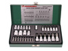 Kpl. kluczy wpustowych TORX  i nasadowych E 32szt.S06H232S