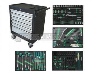 Wózek QS17061 z zestawem 188szt. narzędzi we wkładkach EVA