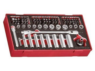 Zestaw 87 grotów wymiennych i nasadek